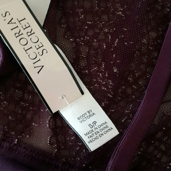 Victoria's Secret Sheer Burgundy Lace Bralette - Picture 2 of 16